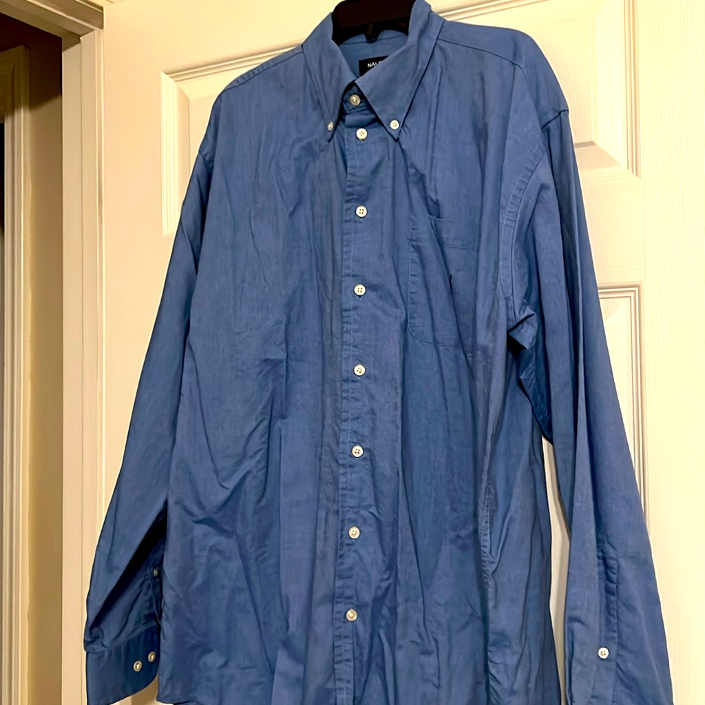 Nutica Blue Button Down
